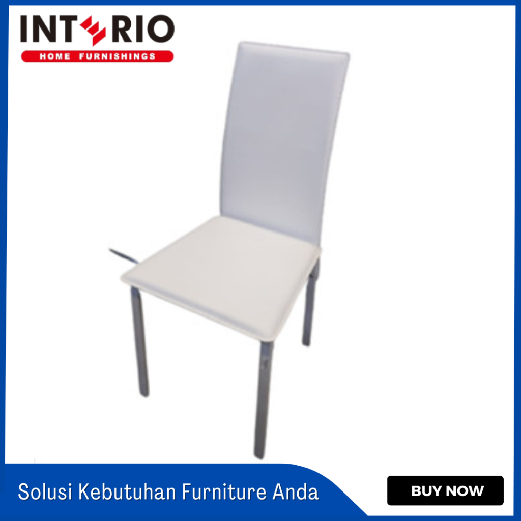 Kursi Makan Dining Chair White DNC-OTIS.WH