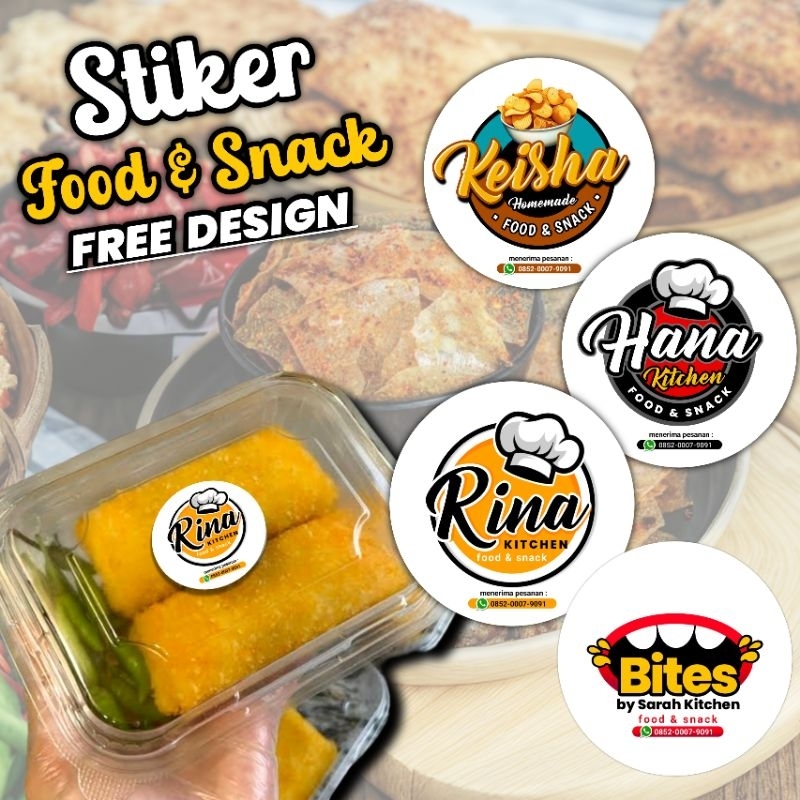 

( minimal order 100 pcs ) Stiker Label Kemasan Stiker Jajan Stiker Snack Stiker Pouch Stiker UMKM Stiker Basreng Stiker Keripik Stiker Makaroni Stiker Frozenfood Stiker Cireng Stiker Risol
