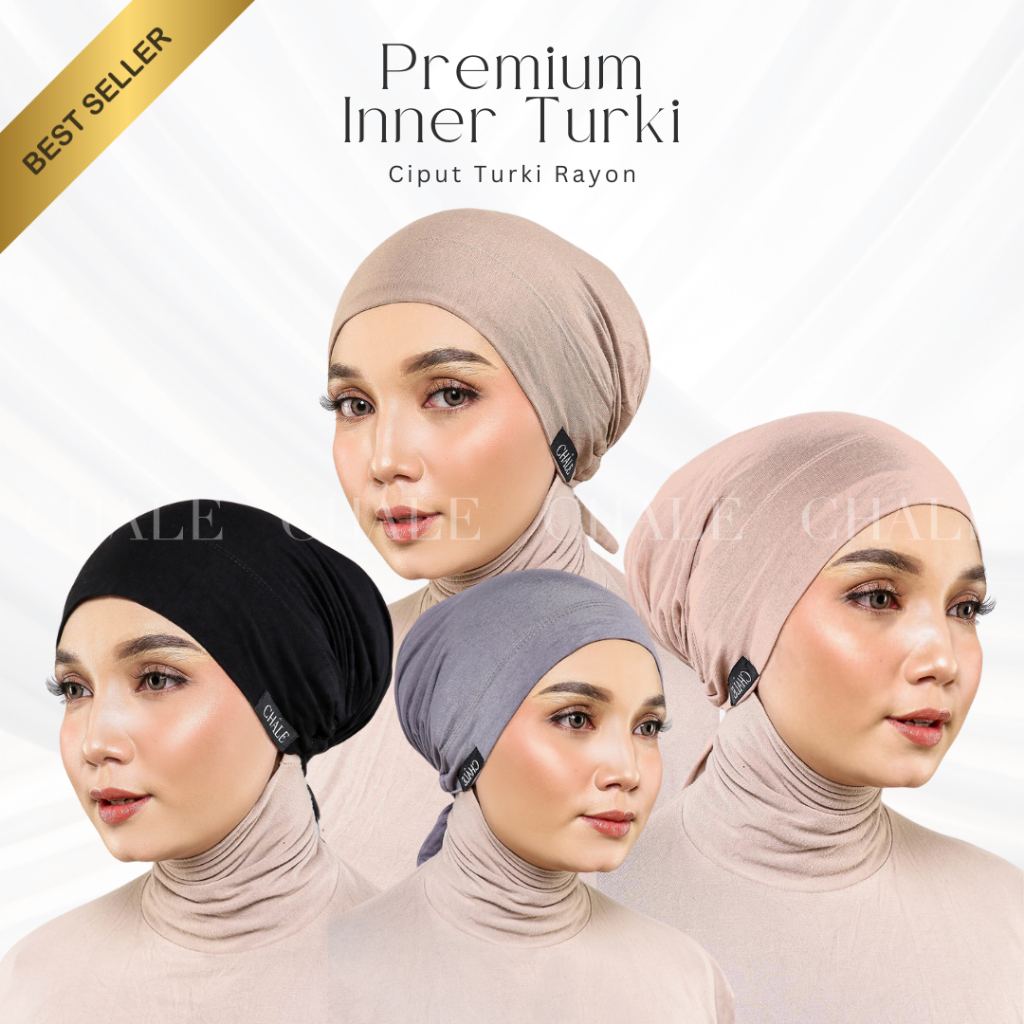 Châle Premium Inner Turki Kaos/ Inner Ciput Hanum Tali