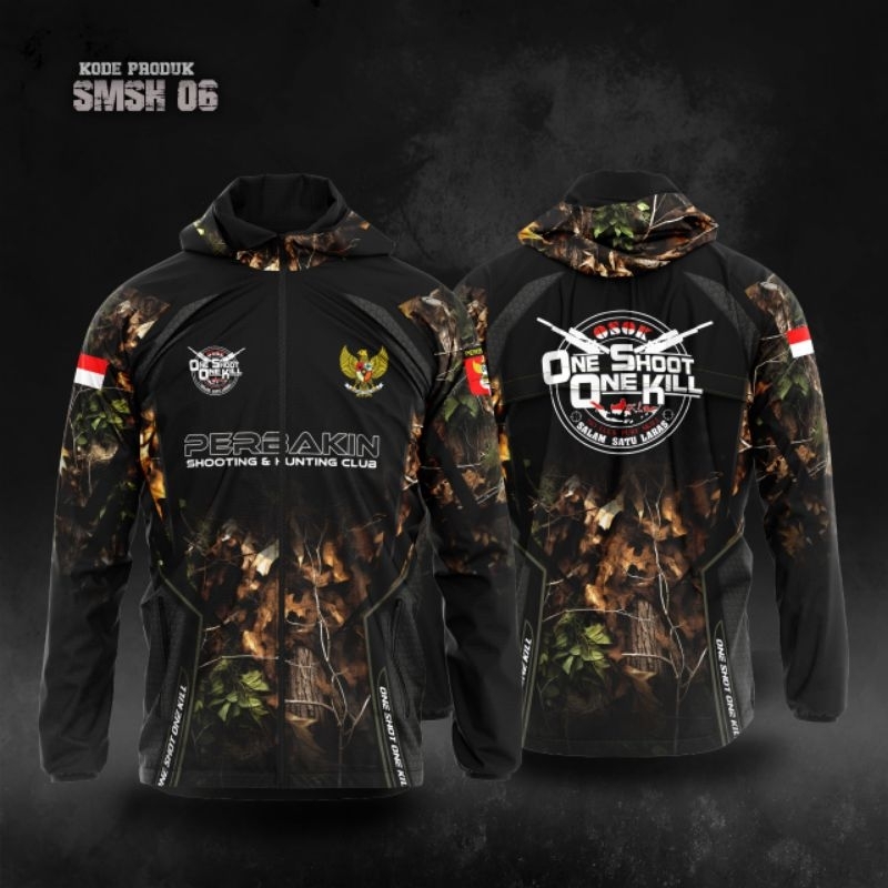 Jaket Camo Perbakin| Hoodie Perbakin Parasut / Jaket Parasut Osok