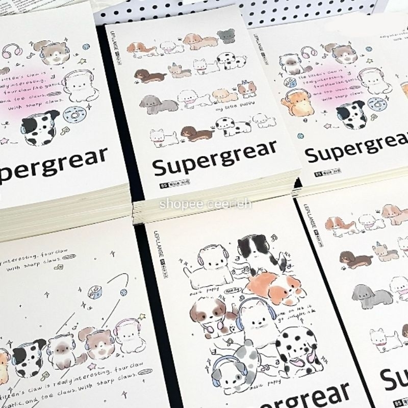 

B5 BUKU TULIS MOTIF PUPPY LUCU NOTEBOOK SEKOLAH CATATAN TULIS A021