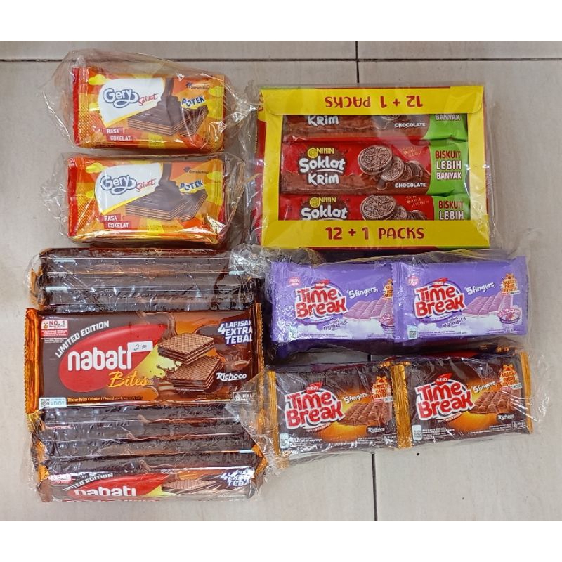 

PROMO all variant biskuit/wafer/Cemilan sesuai stok yang ada (random)