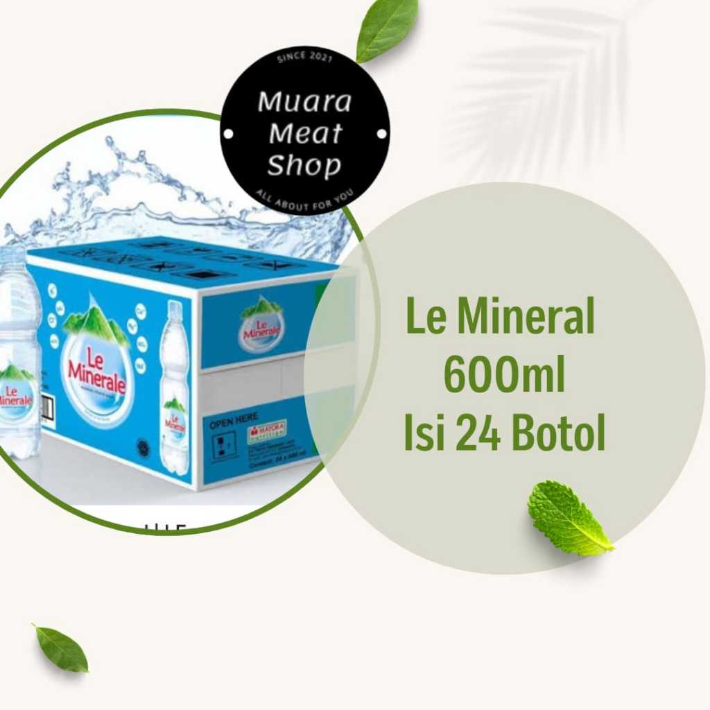 

Le Mineral 600ml x 24 Botol Terlaris Bandung