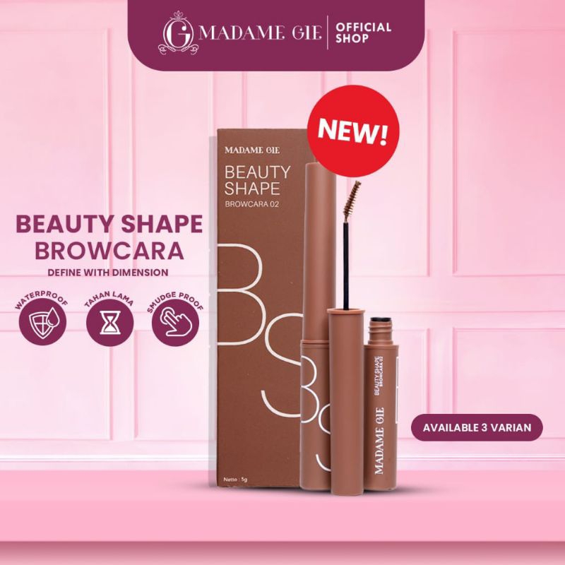 MADAME GIE BEAUTY SHAPE BROW MASCARA