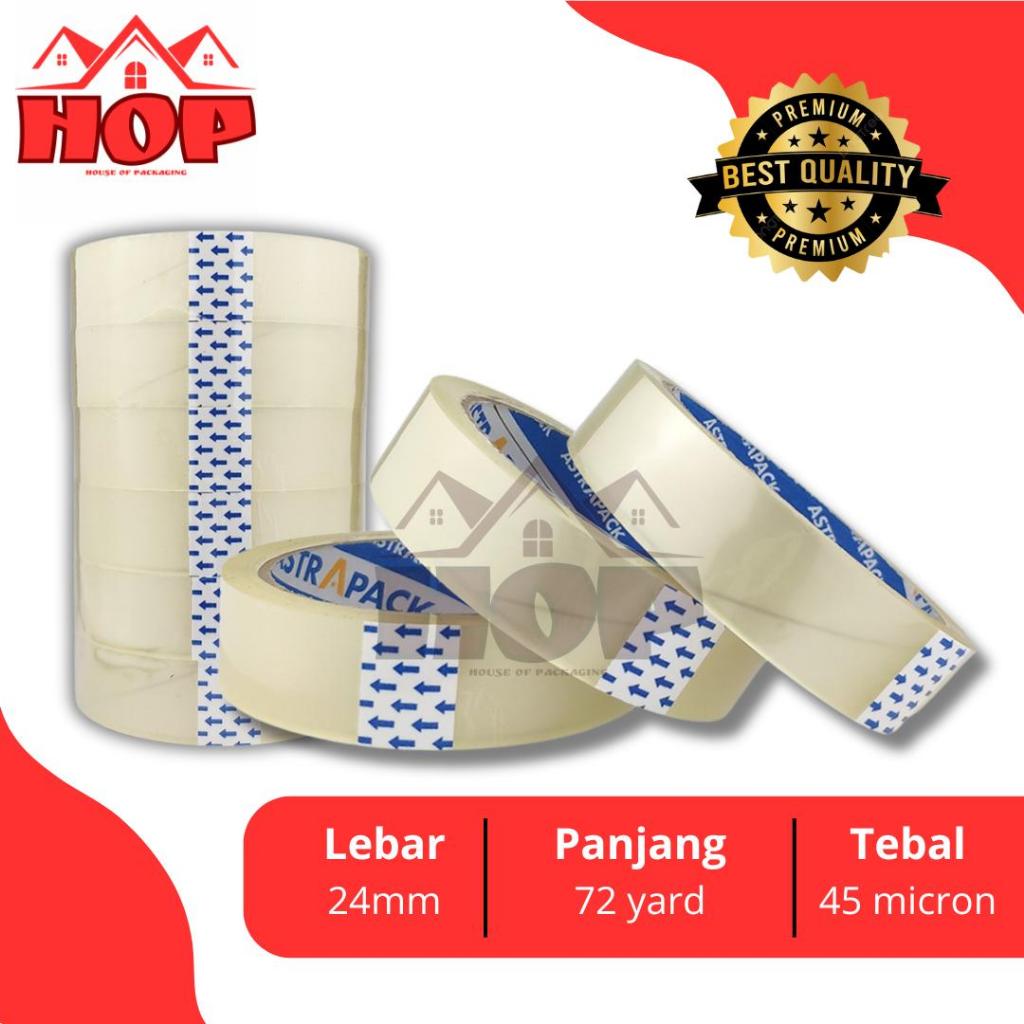 

ISOLASI BENING 24MM X 72 YARD ASTRAPACK ISOLASI 1/2 INCH KUALITAS TERBAIK PALING MURAH