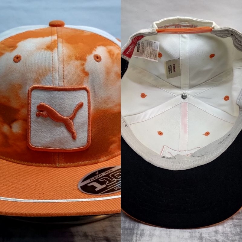 Topi Tie Dye PUMA x COBRA x YUPOONG 110 Flexfit 3 tone colour Authentic Original Second PL