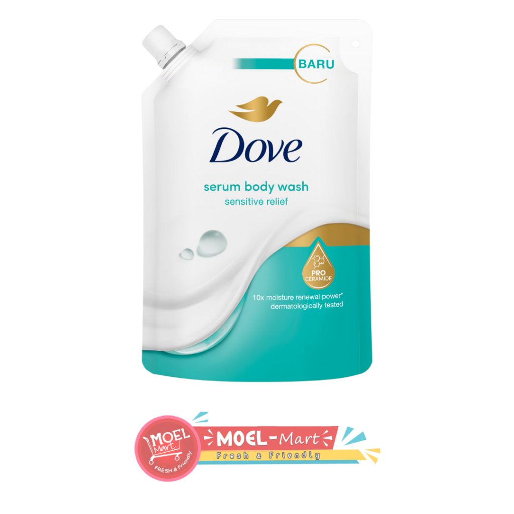 DOVE SERUM BODY WASH SENSITIVE 400ML