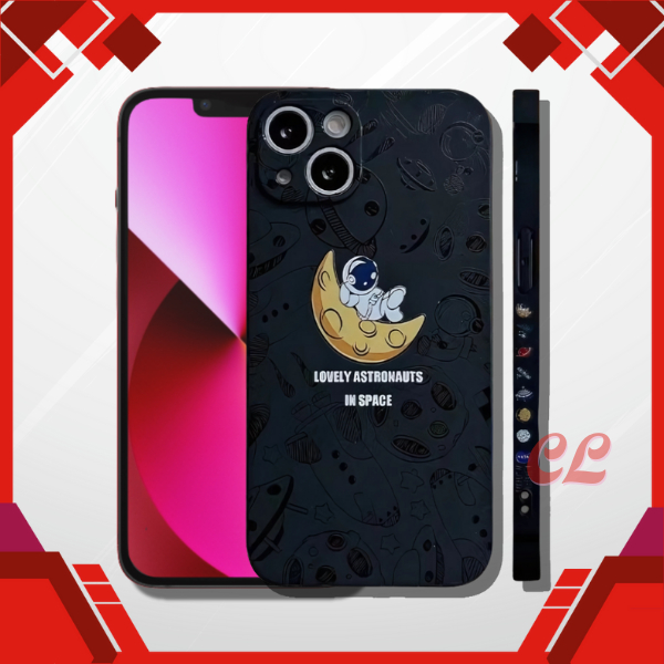 Case Realme C21 C21Y C25Y Cute Astronot Liquid
