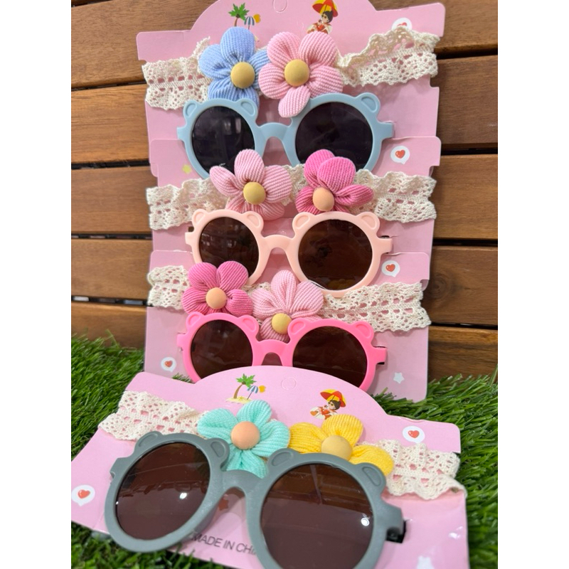 Kaca Mata Anak dengan Bandana Pita / Kaca Mata Anak / Kaca Mata Anak Lucu