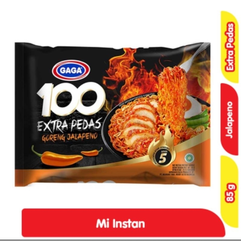 

MIE GAGA 100 EXTRA PEDAS GORENG JALAPENO