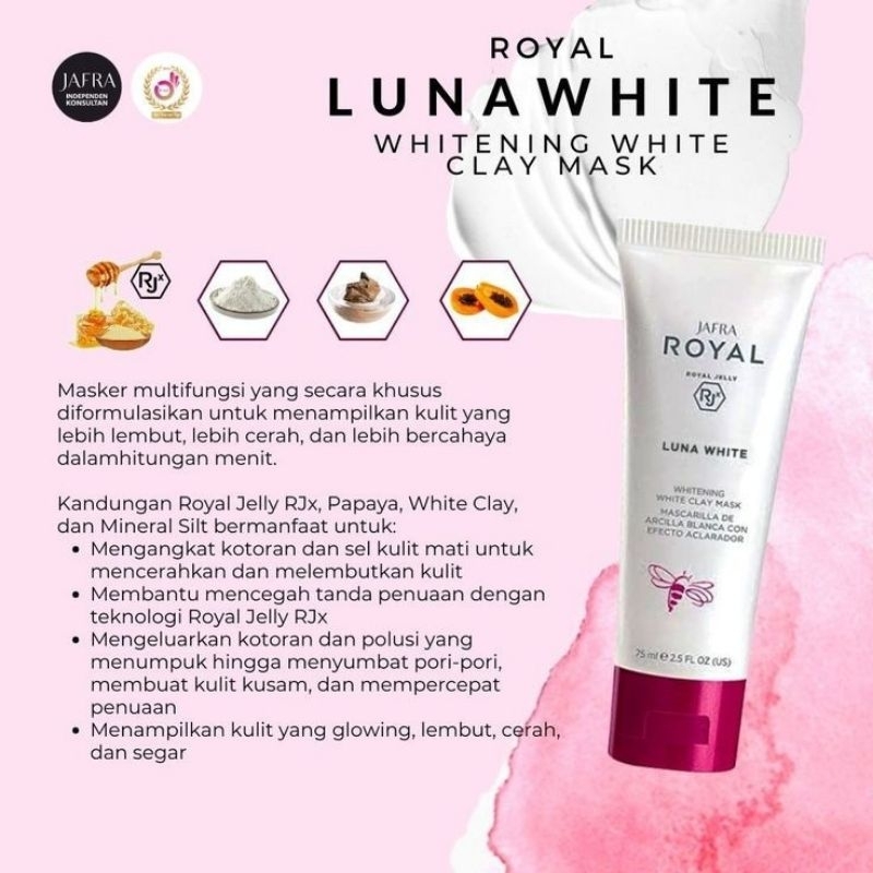 Masker Wajah Luna White Jafra