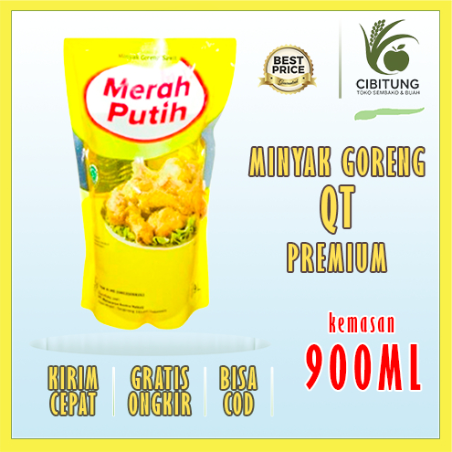 

MINYAK GORENG PREMIUM - MINYAK GORENG MERAH PUTIH - 900ML