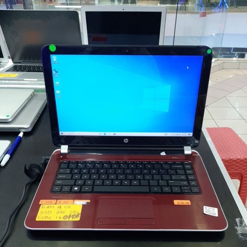Laptop Hp Pavilion 14 core i7-4500U ram 8gb ssd 256gb 631