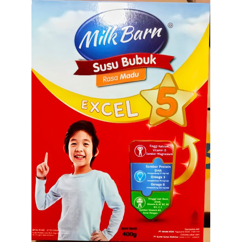 

Milkbarn - Susu Bubuk Rasa Madu - Excel 5 (5-12 Tahun) 400gr