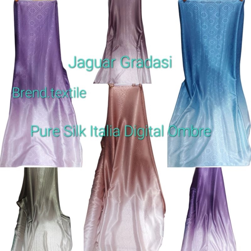 kain armani silk premium  - kain armani silk Jaguard - kain armani silk motif - kain garansi 2 warna