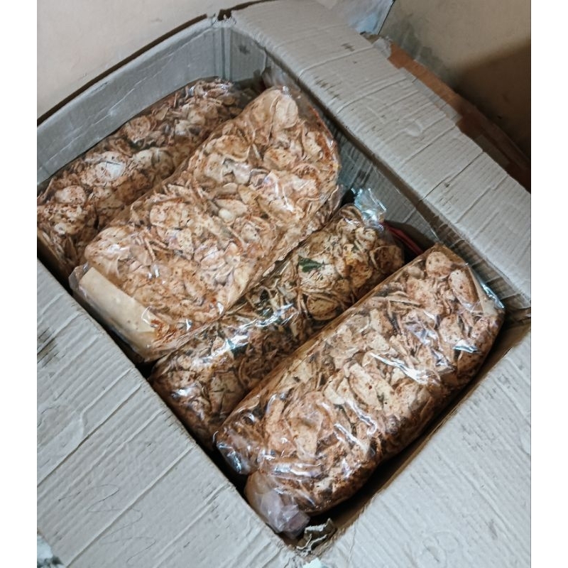 

Basreng pipih pedas cikruh non label 1ball