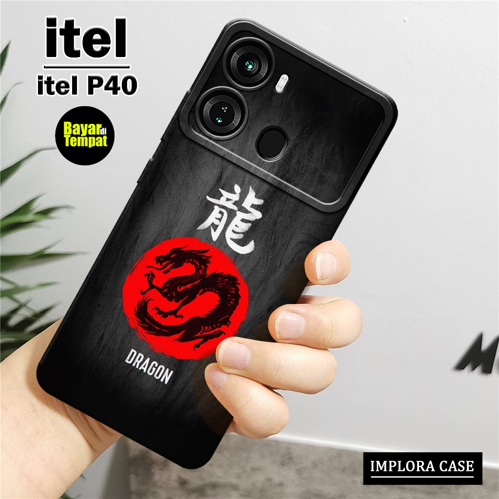 Softcase Itel P40 - Motif Shio - IMPLORA CASE - Casing Itel P40 Case Hp Itel P40 Casing & Skin Handp