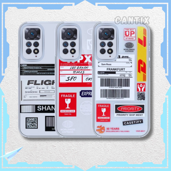 Softcase Redmi 10 Note 10 5G 11 12 Pro 4G POco M3 M4 X3 Pro NFC Casing Clear Bening Silikon Motif Dh