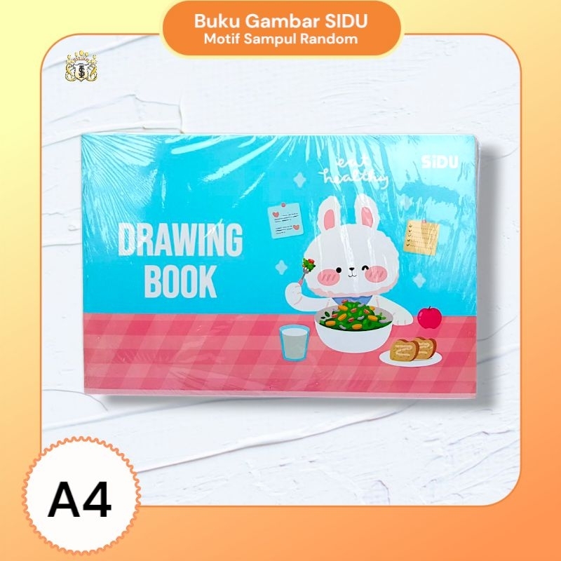 

Buku Gambar A4 SIDU Isi 10 Lembar/ Buku Gambar Putih Premium / Atribut Sekolah