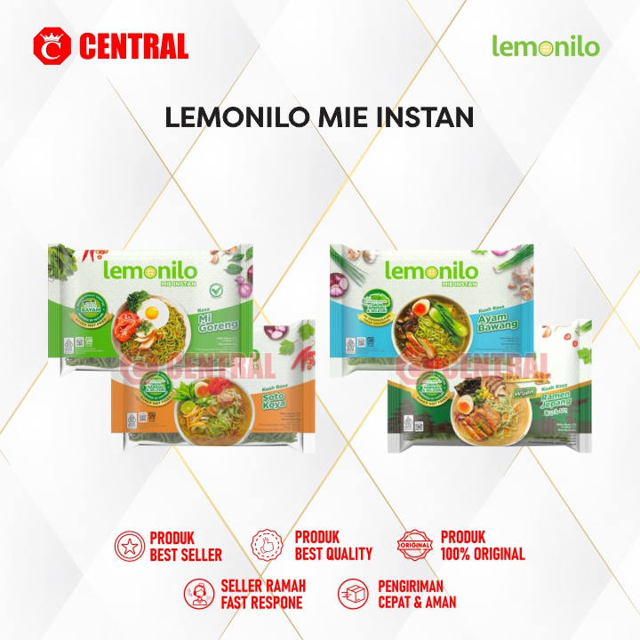

LEMONILO Rasa Kari Ayam, Mi Goreng,Ayam Bawang CentralBandung
