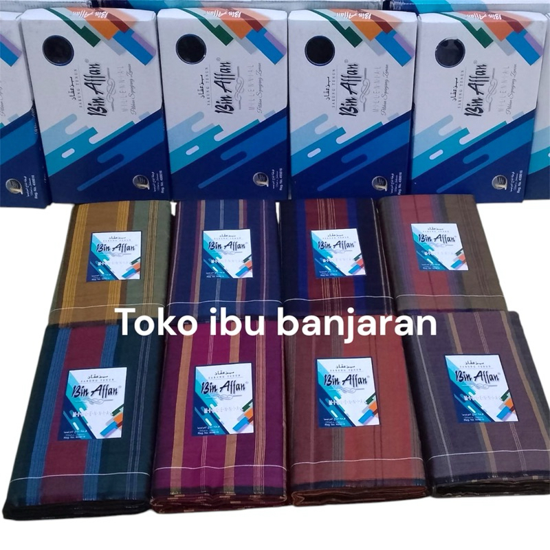 Sarung Bin Affan Motif Salur ( GROSIR / ECER )