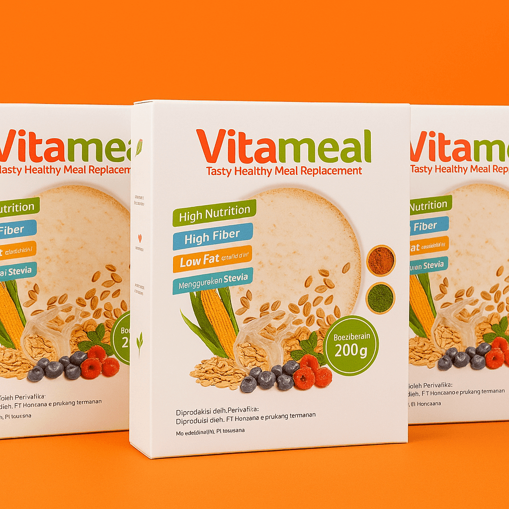 

HERBAL Paket 3 Box Vitameal Sereal Multigrain Organik Herbal Rendah Gula Keluarga Sehat Bebas Insulin Pankreas Asam Lambung Pencernaan Lancar