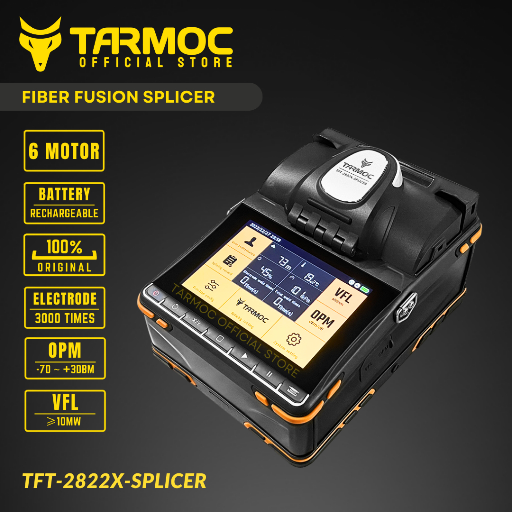 Tarmoc TFT-2822X-SPLICER | Fiber Optic Splicer 6 Motor