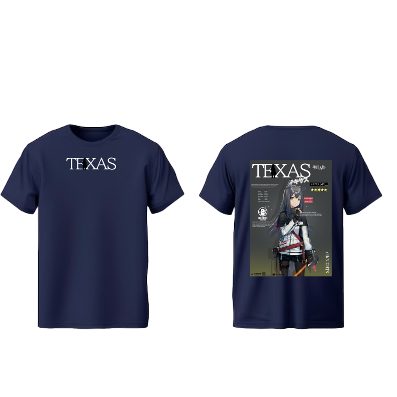 KAOS DISTRO TEXAS ARKNIGHTS LENGAN PENDEK