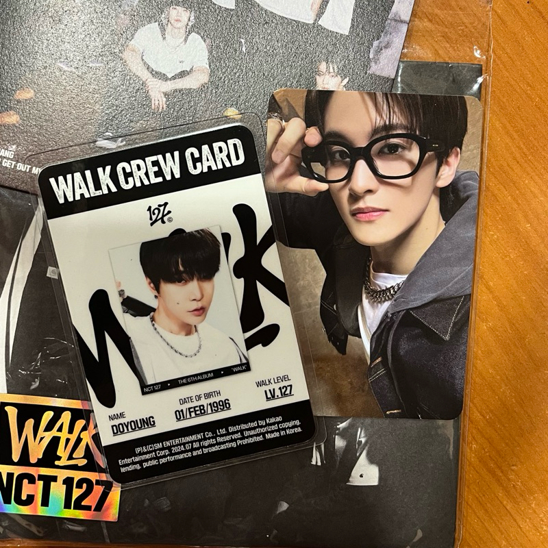 [READY] Mark Kacamata Photocard PC Walk Album Poster Ver.