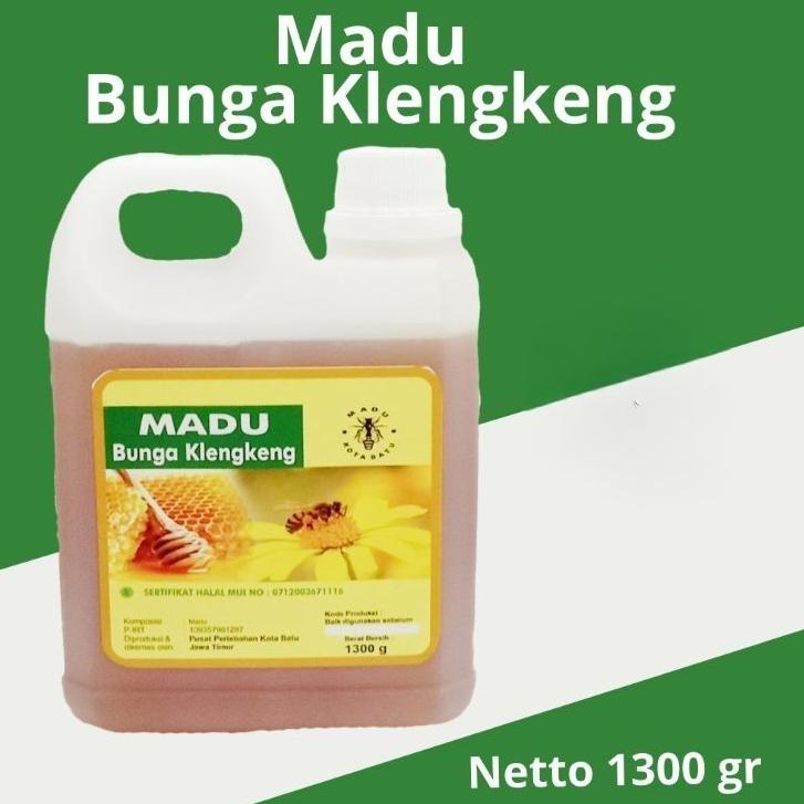 

Madu Bunga Klengkeng Asli Murni Nektar bunga klengkeng Kemasan Jerigen Netto 1300gr #Omah_MaduMurni
