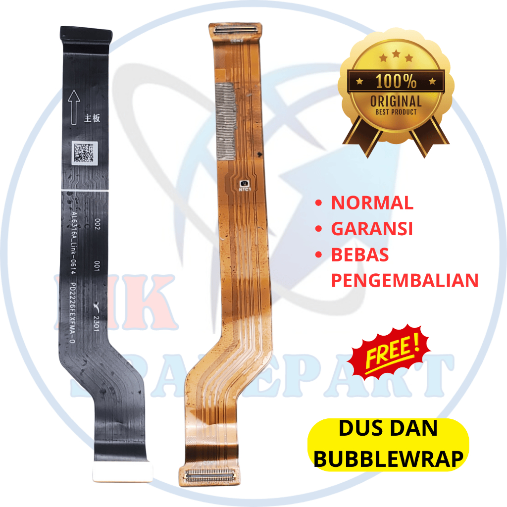 Flexible board hp vivo y22 - asli original copotan cabutan bawaan