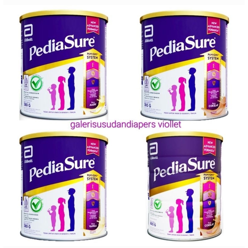 Pediasure Triplesure Madu/Vanila/Coklat 200gr/380gr/800gr