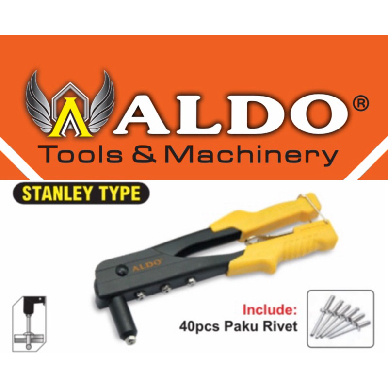 ALDO 707 tang rivet heavyduty