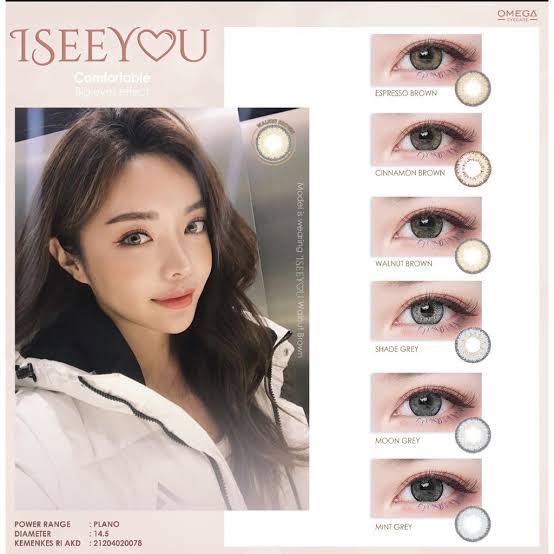 Softlens I See You 14,5 mm Minus dan Normal | soflens viral best seller efek natural termurah