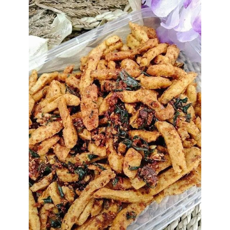 

basreng pedas daun jeruk kemasan 250 gram