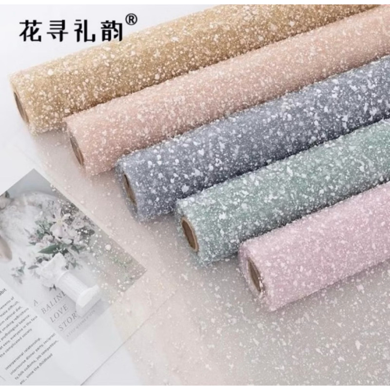 

1 “Lembar kain tile salju /flower wrapping tile salju /snow tile ukuran 50x50cm ,bahan buket