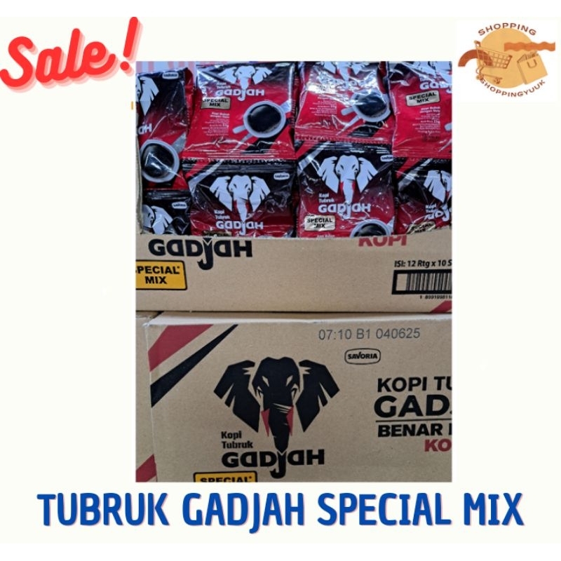 

Kopi Tubruk Gadjah Special Mix (23 g/120 sachet/karton)