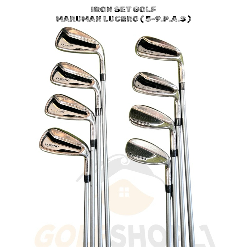 Stick Golf Iron Set Golf Maruman Lucero Shaft Graphite Flek S Second Original