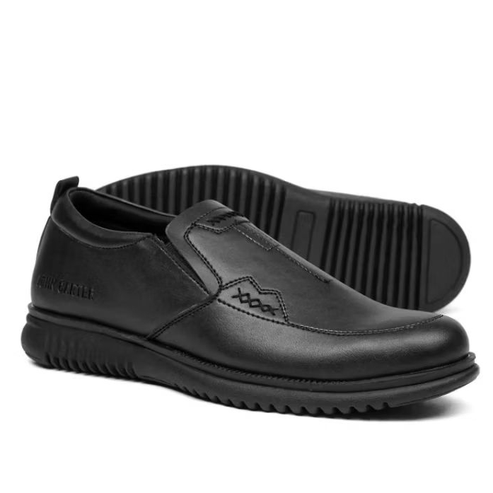 Sepatu Pantofel Pria Sepatu Pria Slop Selop Kerja Laki Laki Kulit Sintetis Nicolo