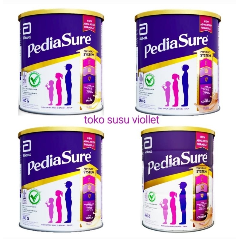 Pediasure Triplesure Madu/Vanila/Coklat 200gr/380gr/800gr