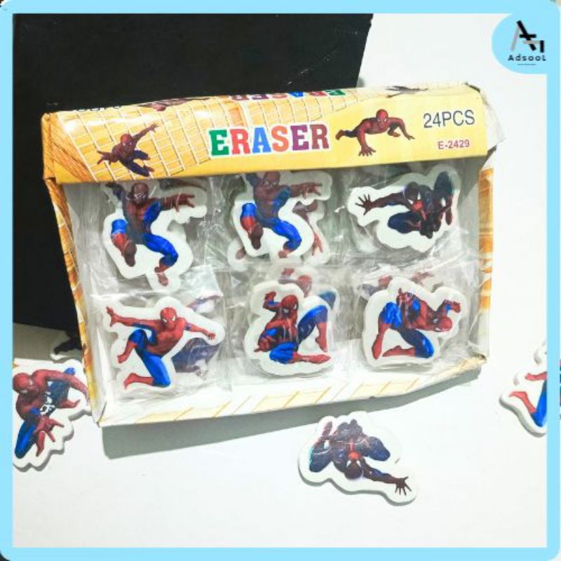 

Penghapus Karakter Anak Motif Spiderman Lucu Stationary Perlengkapan Sekolah