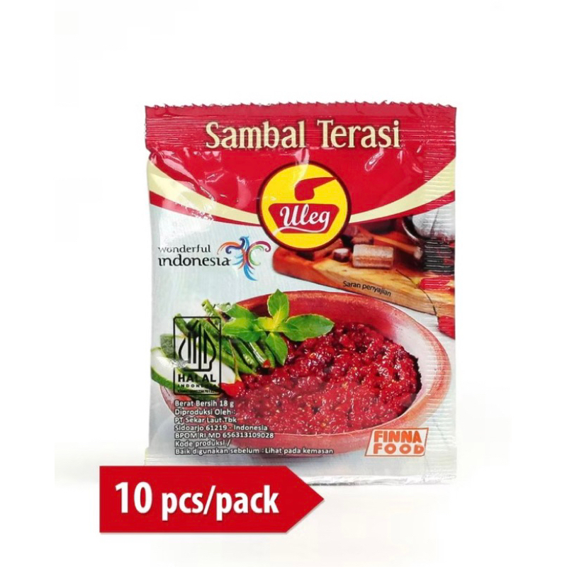 

Uleg Sambal Terasi 10pcs/1pack