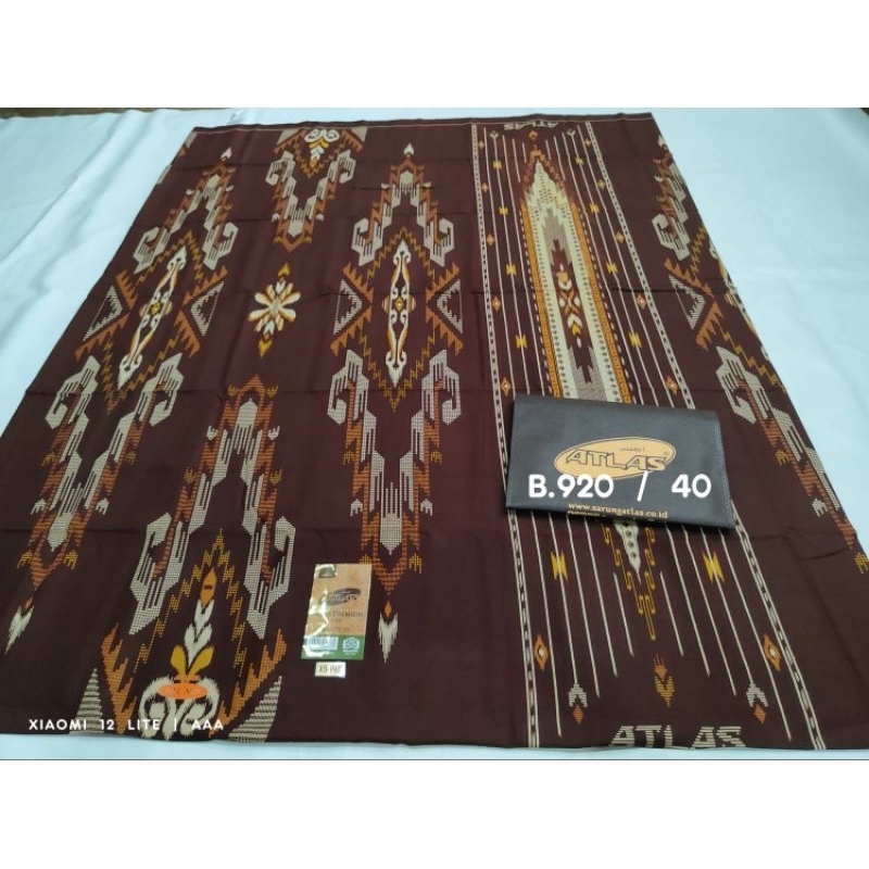 Sarung Atlas Super Premium Bronze motif BHS