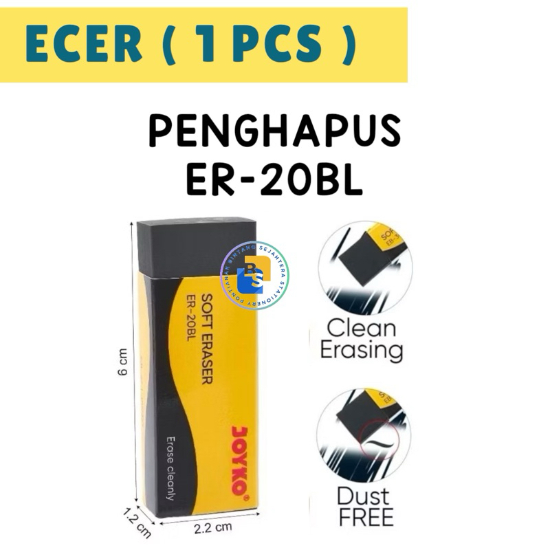 

Eraser / Penghapus Joyko ER-20BL