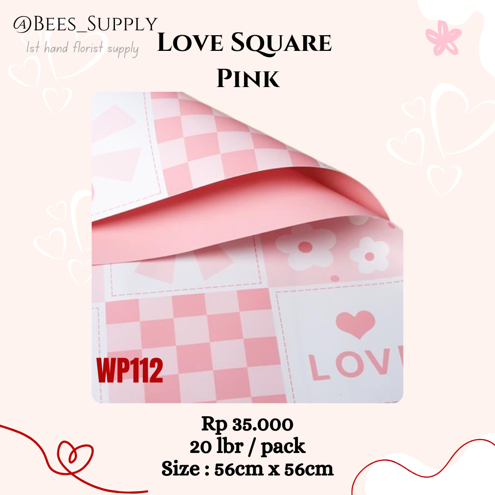 

Wrapping Paper motif Love Square