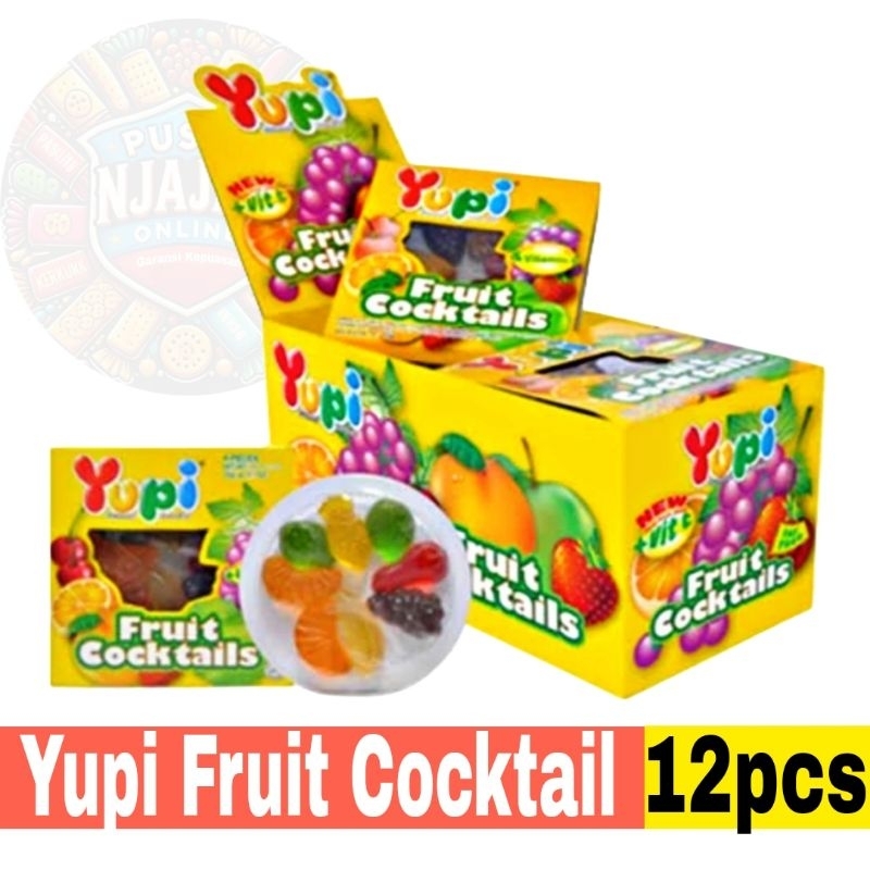 

Yupi Fruit Cocktail Display Box isi 12pcs