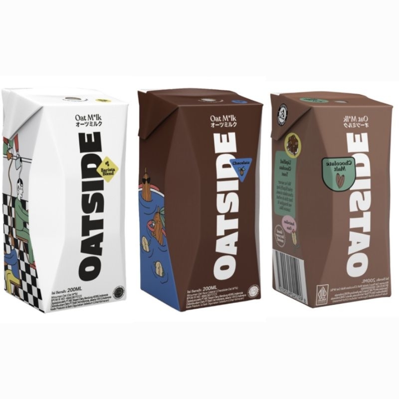 

Oatside Susu Oat Cair with Straw Kotak 200 ml