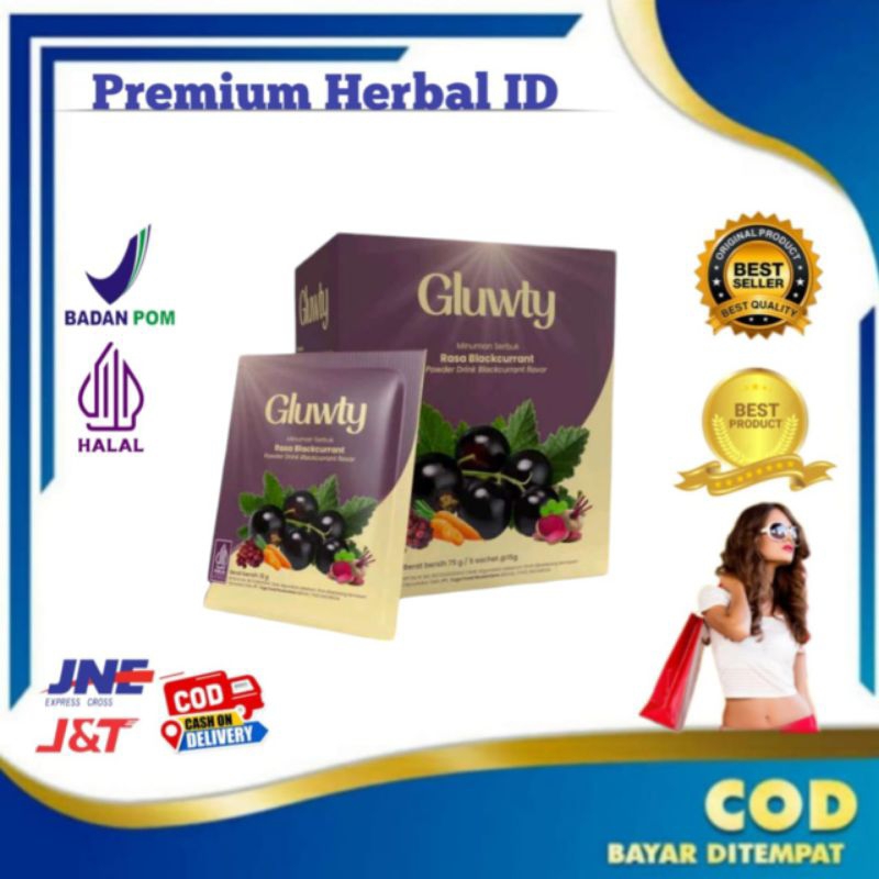 Gluwty Kolagen Drink Original Suplemen Kesehatan Gluwty Collagen Original