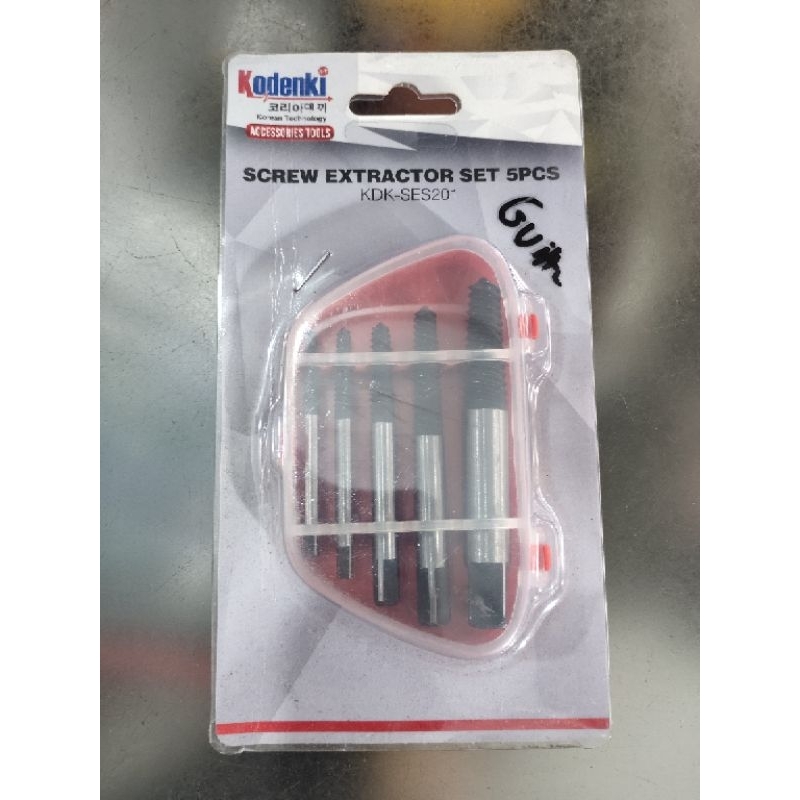 MATA TAP DRAT BALIK 5PCS/PEMBUKA DRAT PATAH PEMBALIK DRAT BAUT PATAH