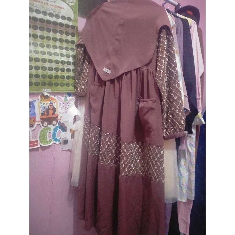 PRELOVED gamis Aden original size xxl